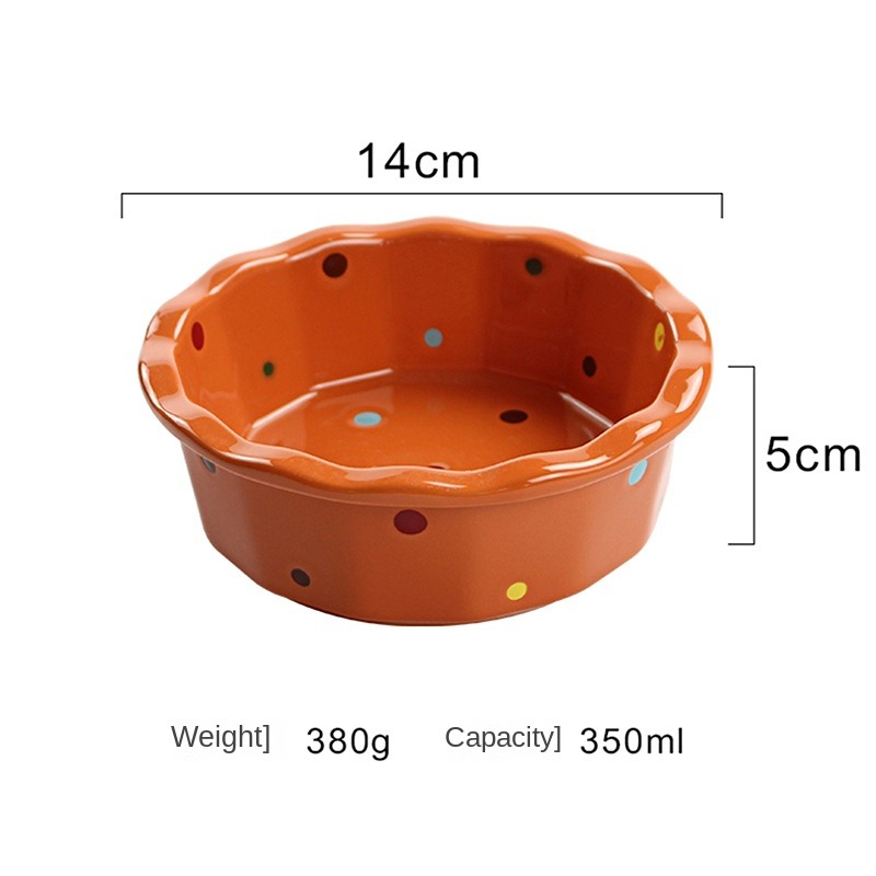  Polka Dot Ceramic Baking Dish