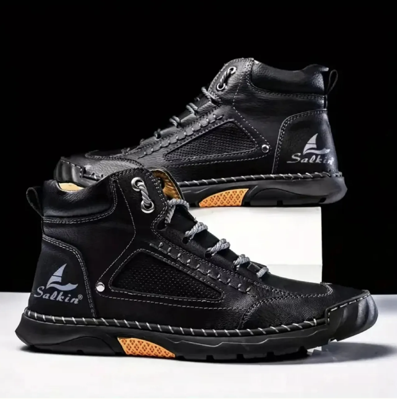 Salkin Men's Outdoor Leather Boots