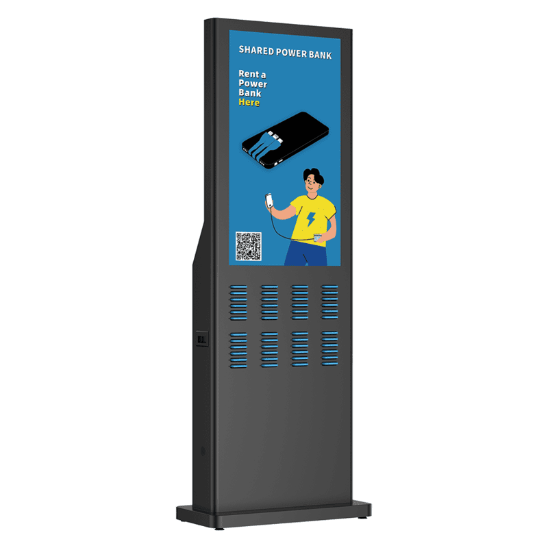 48-Slot Vertical Shared Power Bank Station
