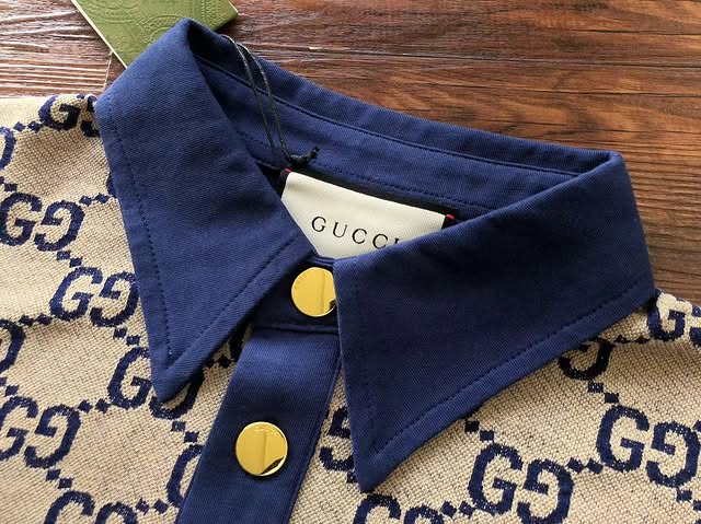 Camisa Polo Gucci Com monograma