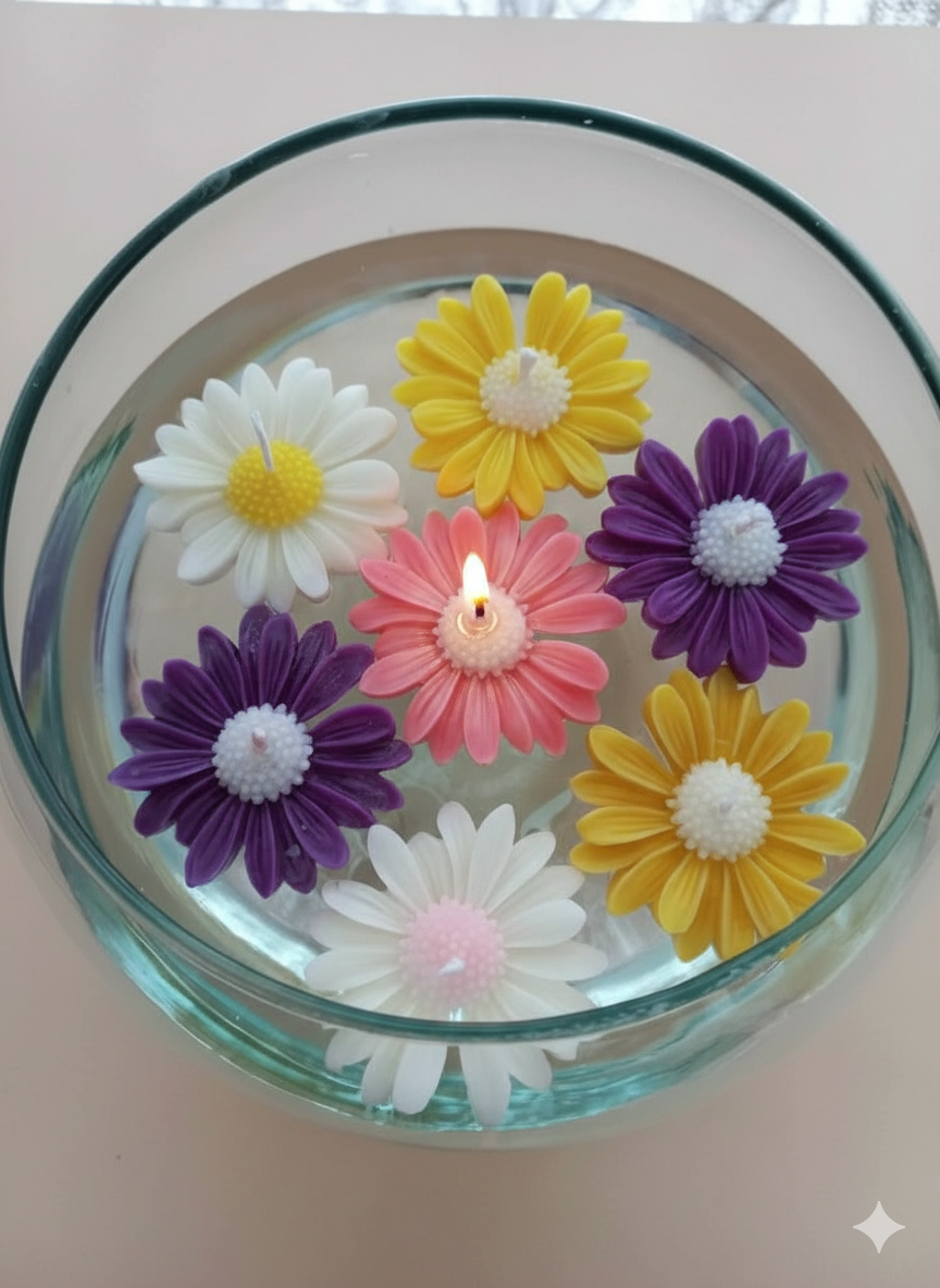 Daisy Candle
