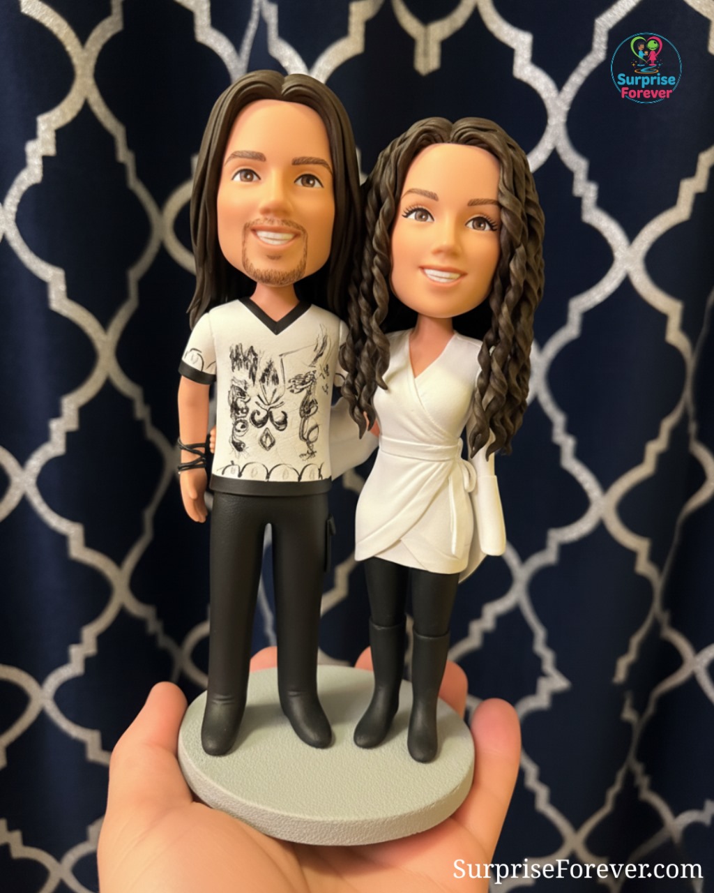 Cartoonish "Couple" Real Face Complete Outfit