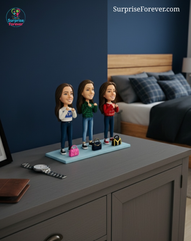 Personalized "Family Pack" Real Face with Complete Outfit (3‑Person)