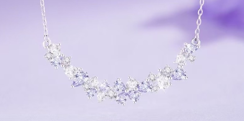 Crystal Floral Necklace