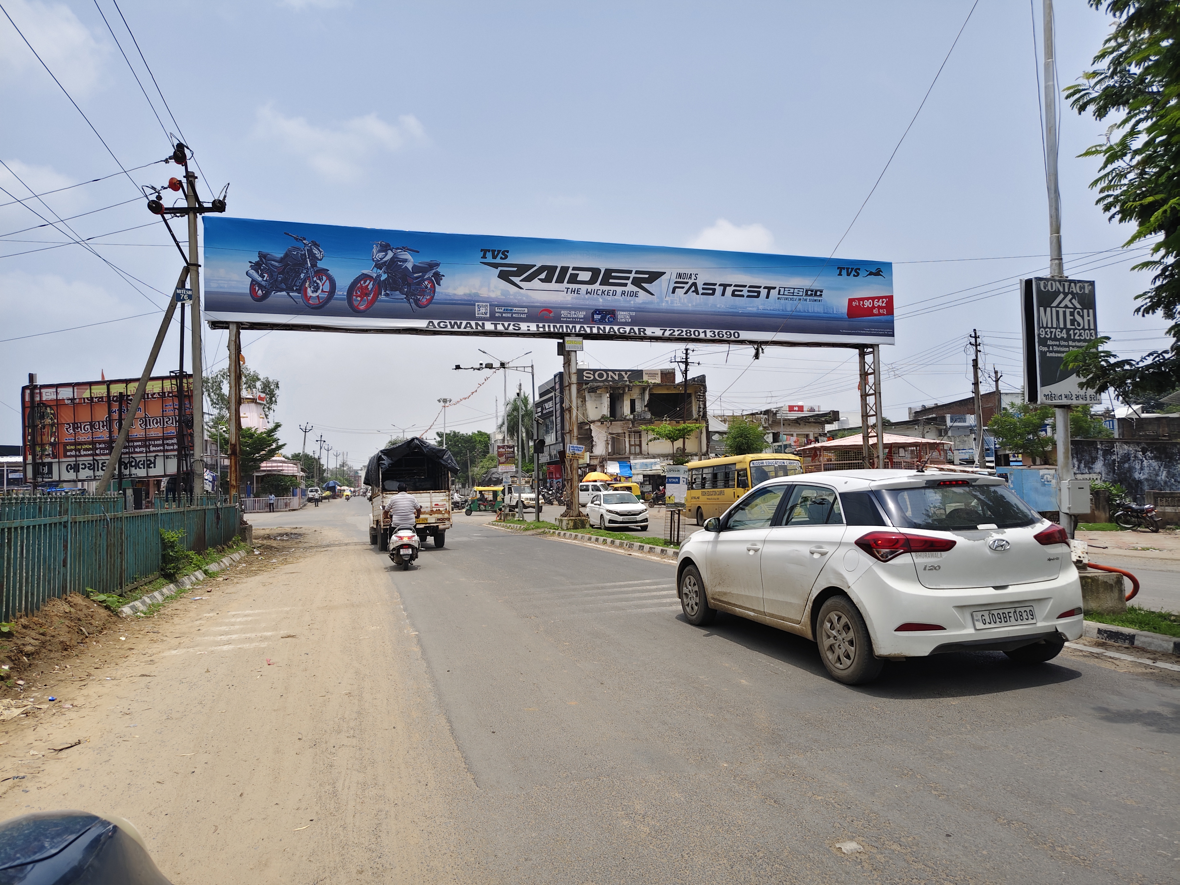 Chhapariya Circle — 75×10 ft — Motipura Circle → Mahavirnagar Circle