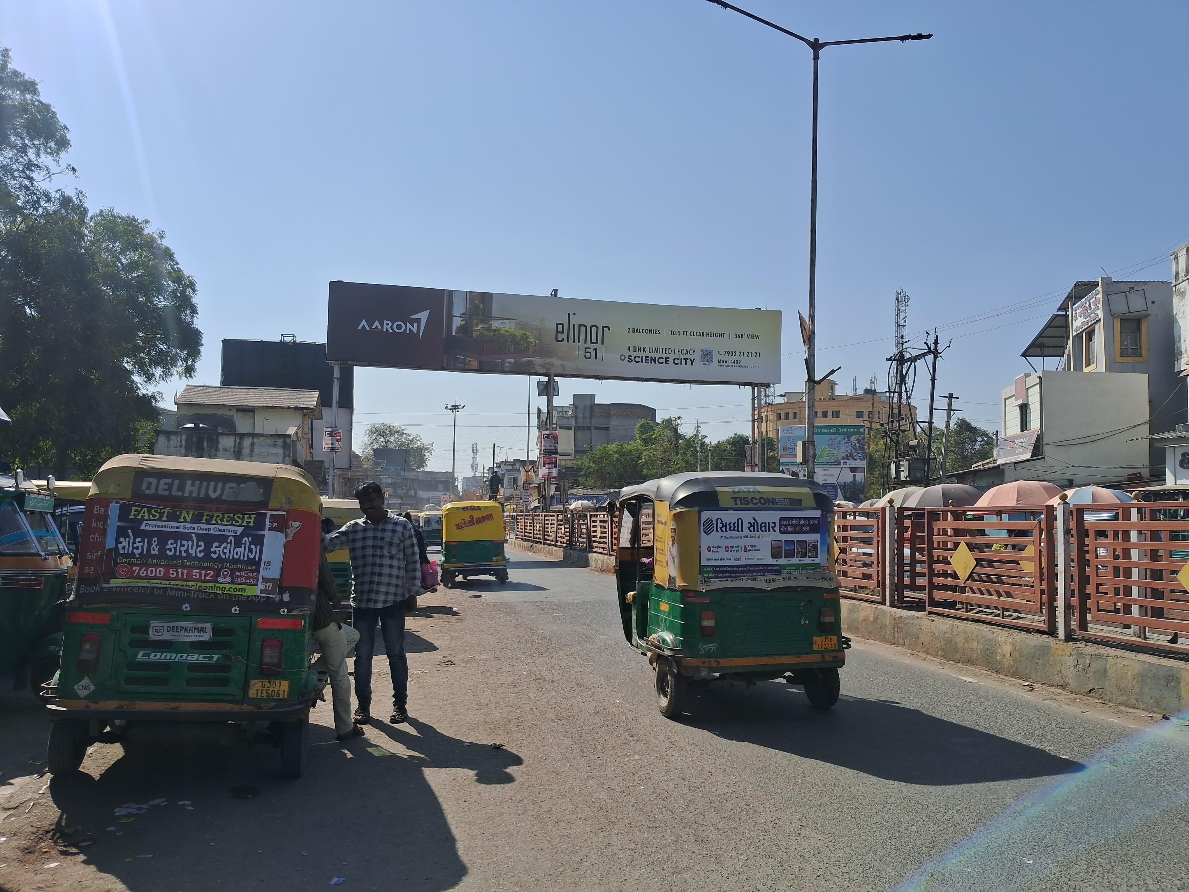 Bagwada Darwaja — 60×10 ft — Railway Station → Bus Stand & Market