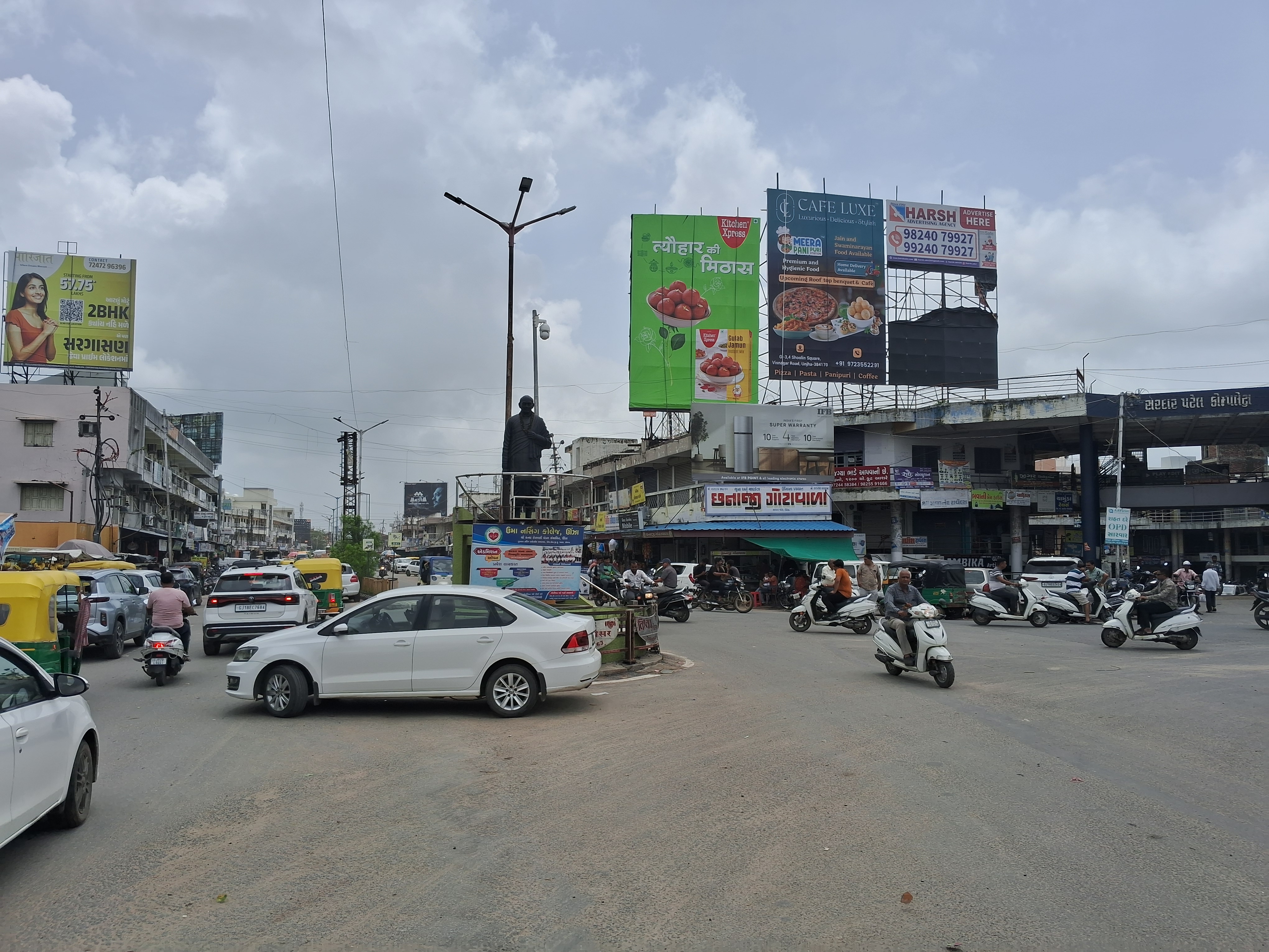 Sardar Chowk — Above Chhanaji Gota — 20×10 ft — Highway → APMC & Umiyamata Temple