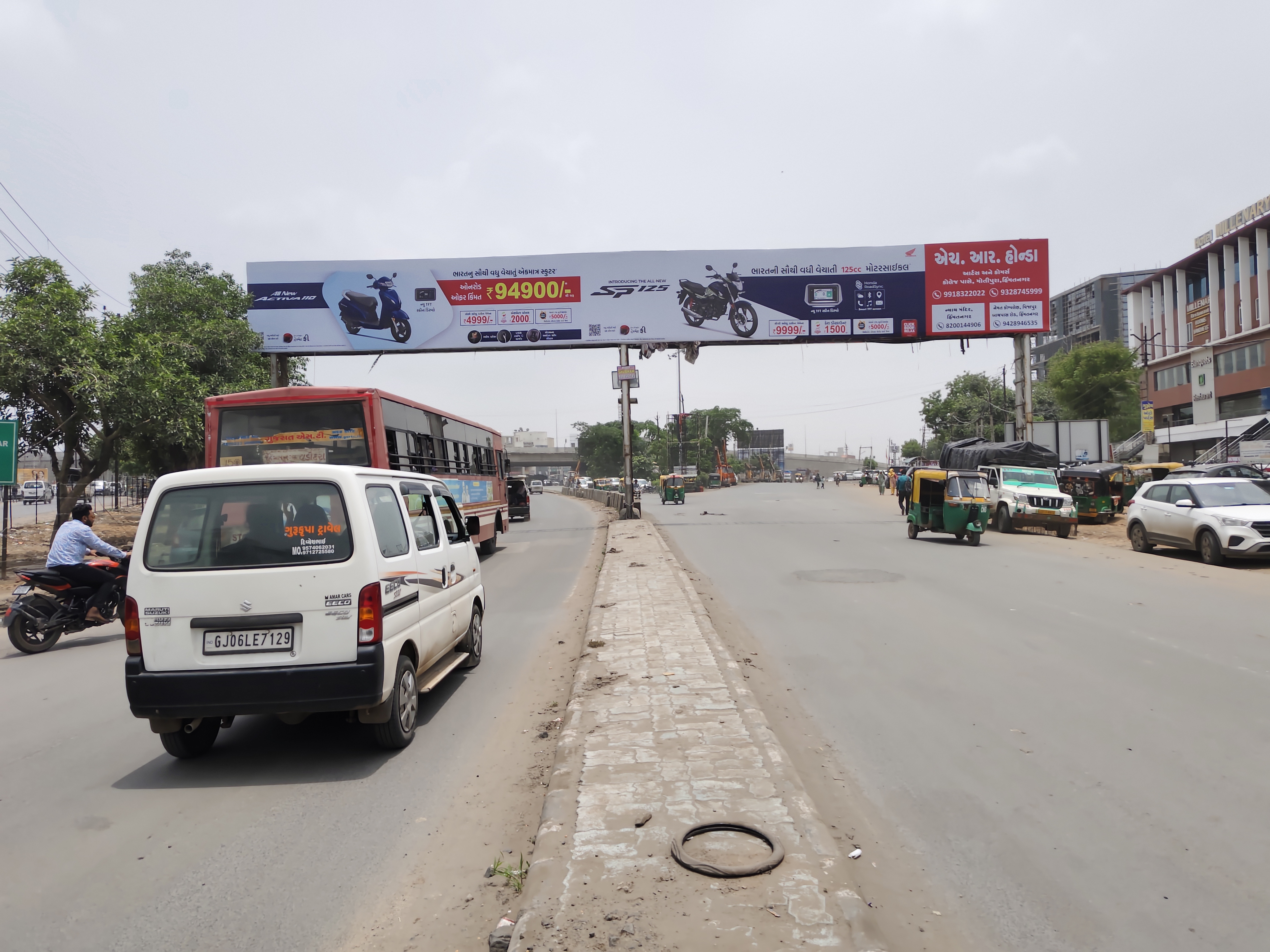 Motipura Circle — 86×10 ft — Bus Stand → Motipura Circle