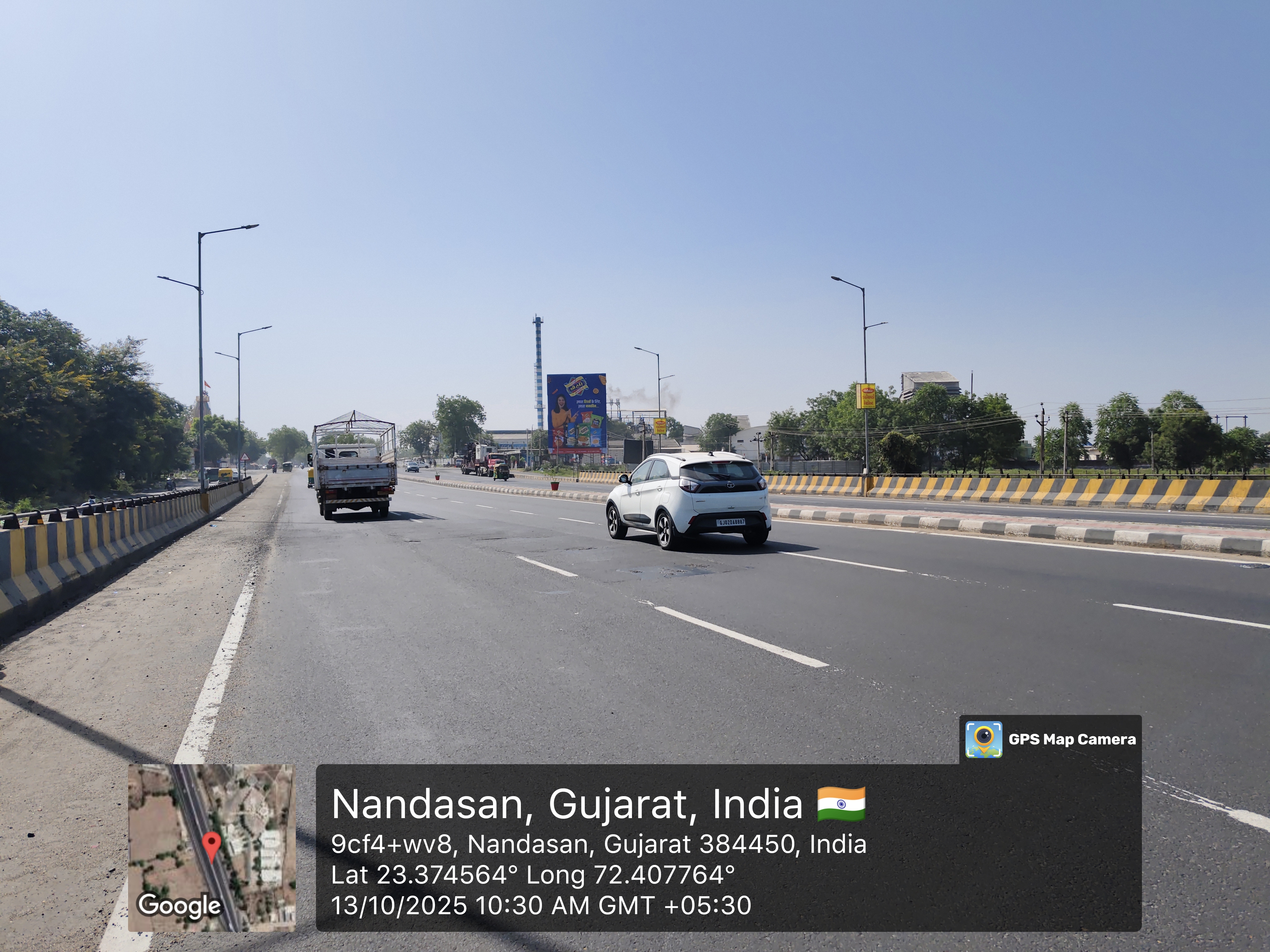 Nandasan Bridge — Opp. Meldi Mata Temple — 30×40 ft — Mehsana → Ahmedabad