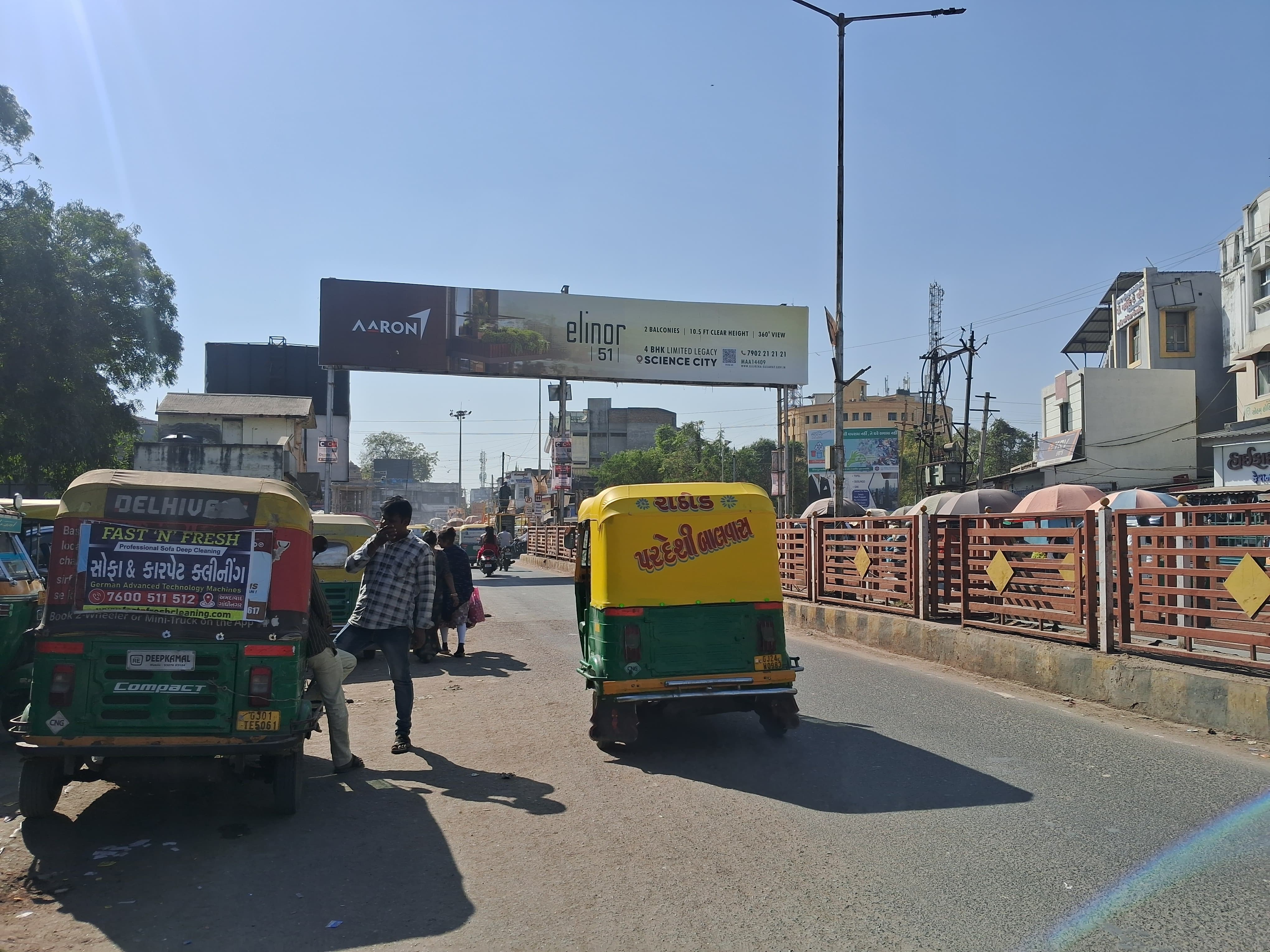 Bagwada Darwaja — 60×10 ft — Railway Station → Bus Stand & Market