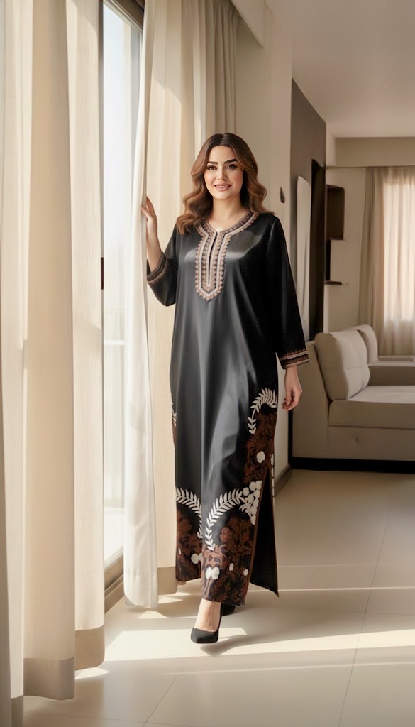 Midnight Ember Kaftan