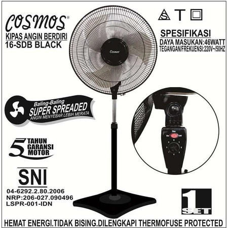 S-FAN 16" COSMOS SDB/HTM ( Rp. 250.000,- )