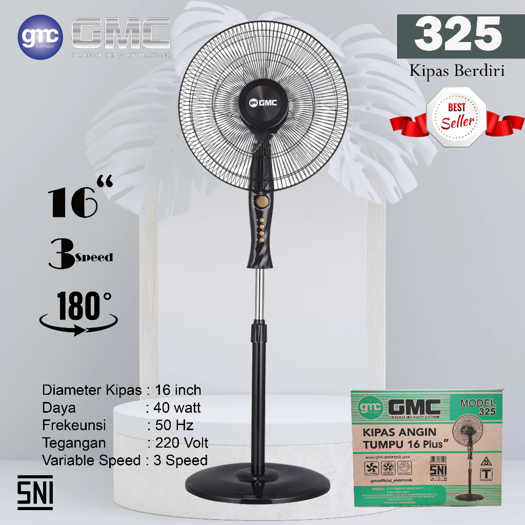 S-FAN 16" GMC 359/HITAM/KAKI O Rp. 190,000