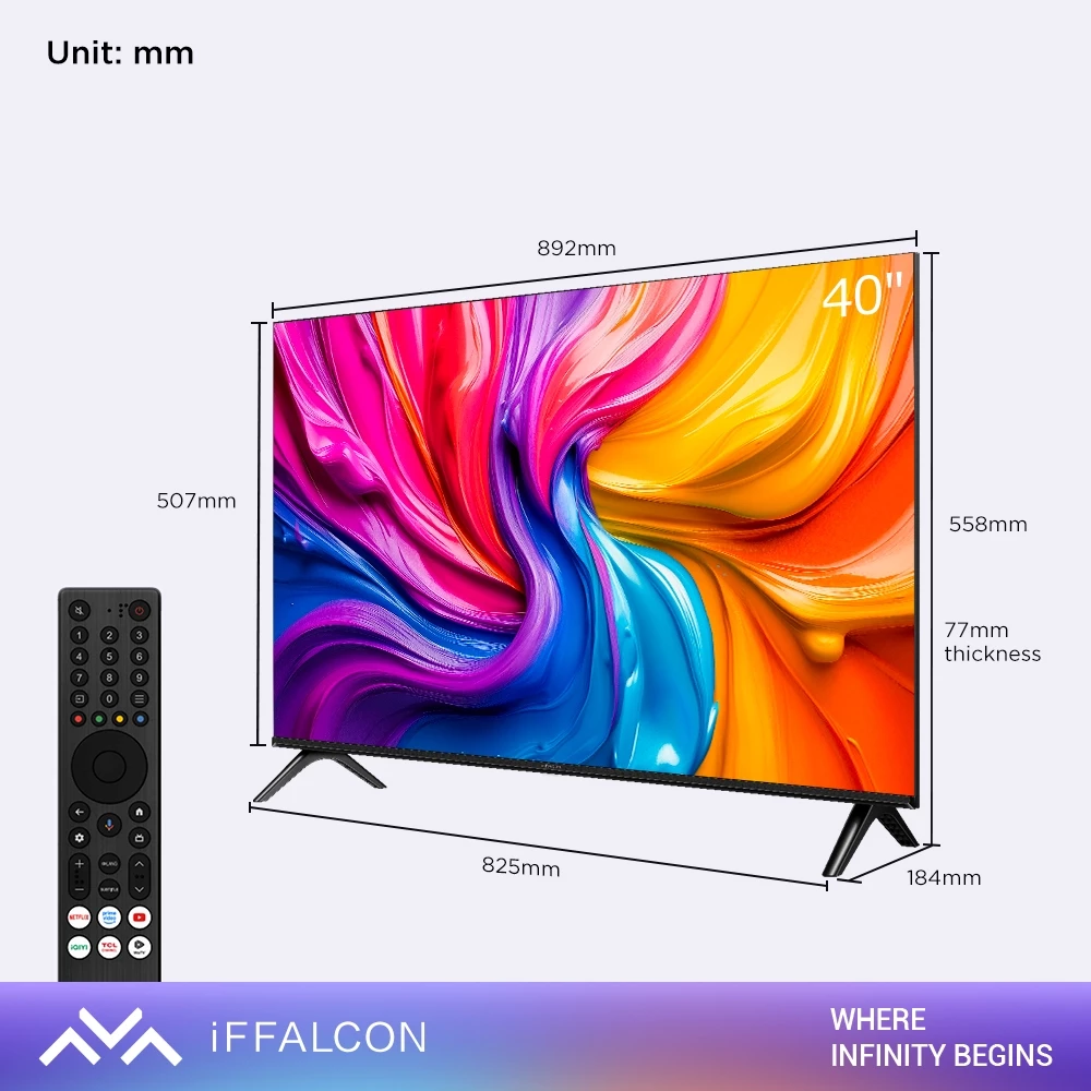 TV LED 43" IFFALCON 43S55 ( Rp. 3.080.000,- )
