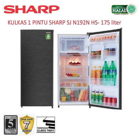 KULKAS 1PT SHARP SJ-N192N-HS