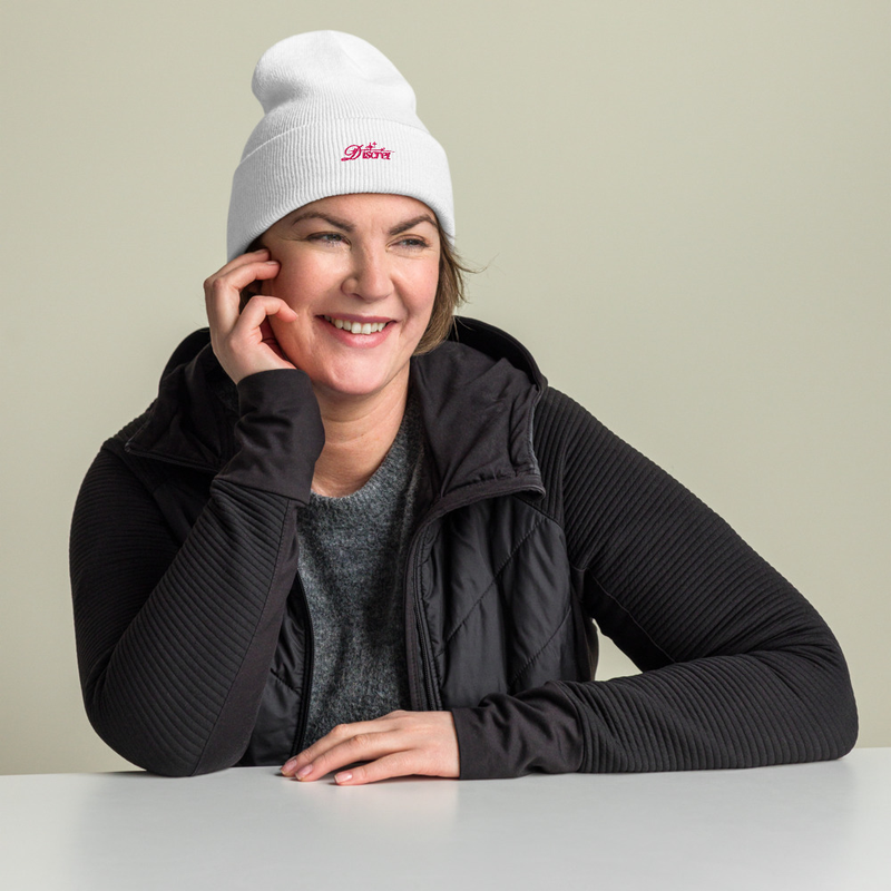 The Discret Beanie – Premium Snow White Cuffed | GeneveLuxury®