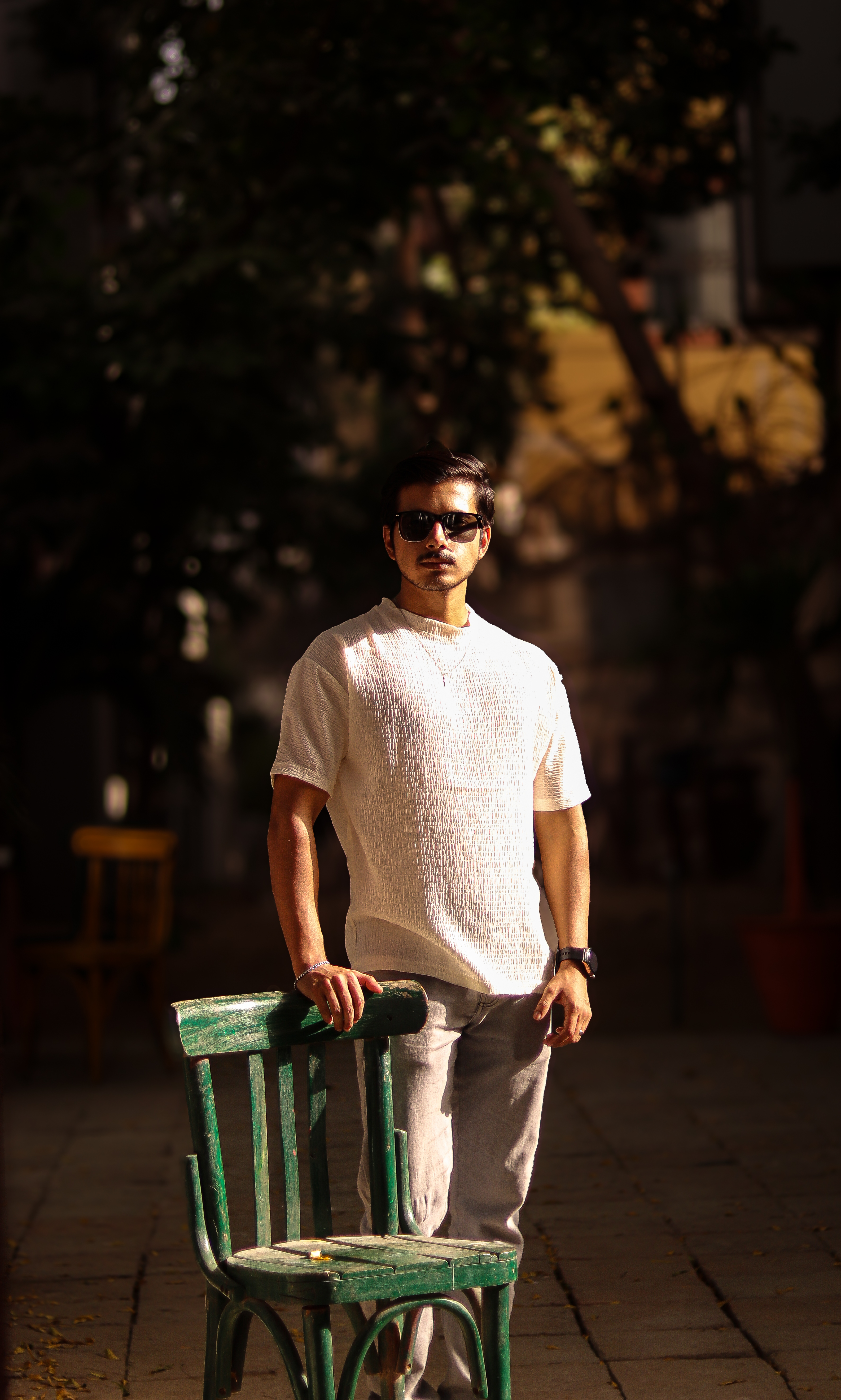 white texture light shirt