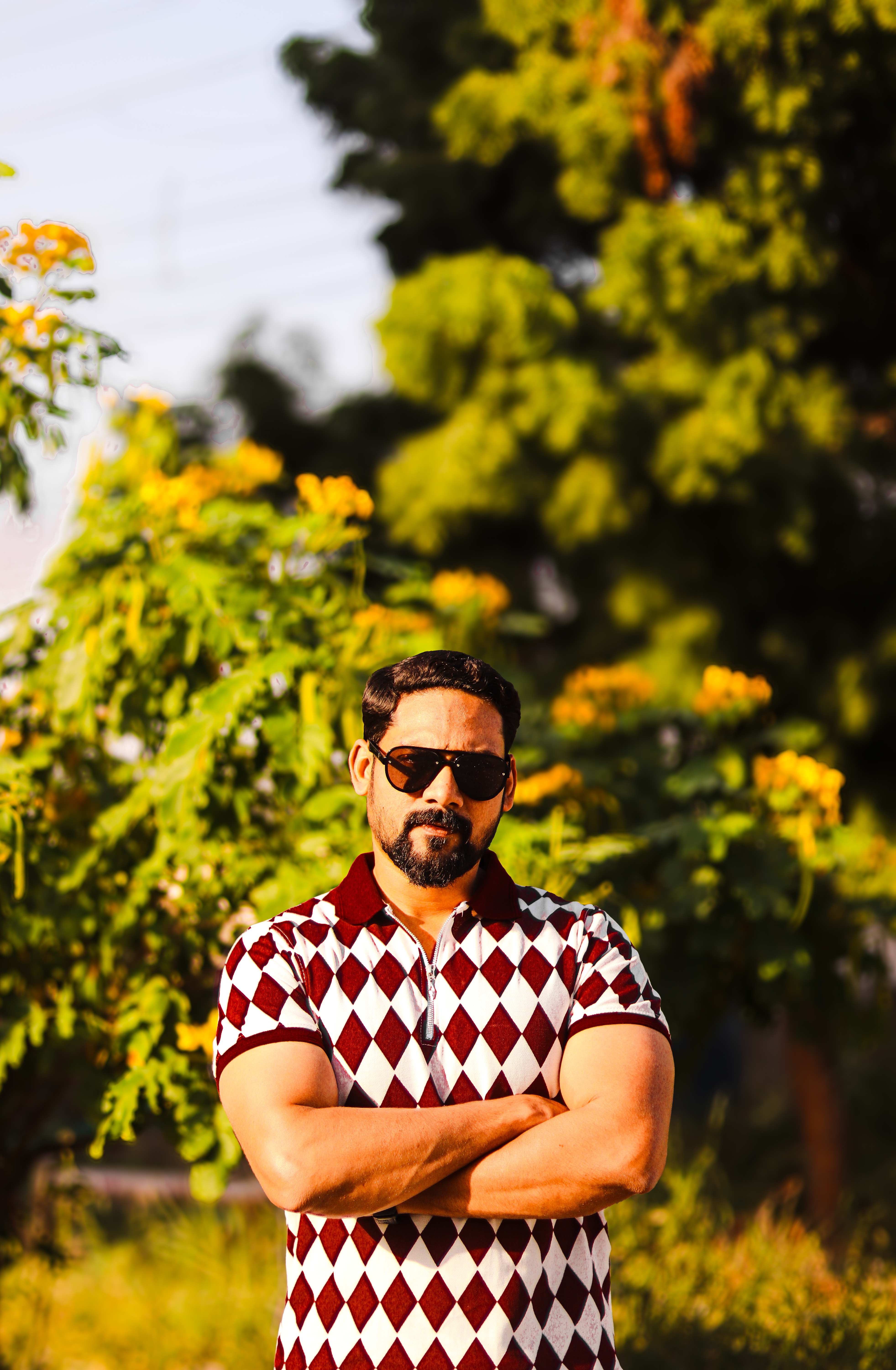 Maroon diamond classic polo 