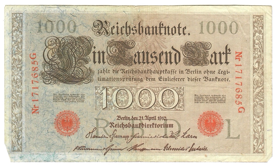 Reichsbanknote 1000 Mark