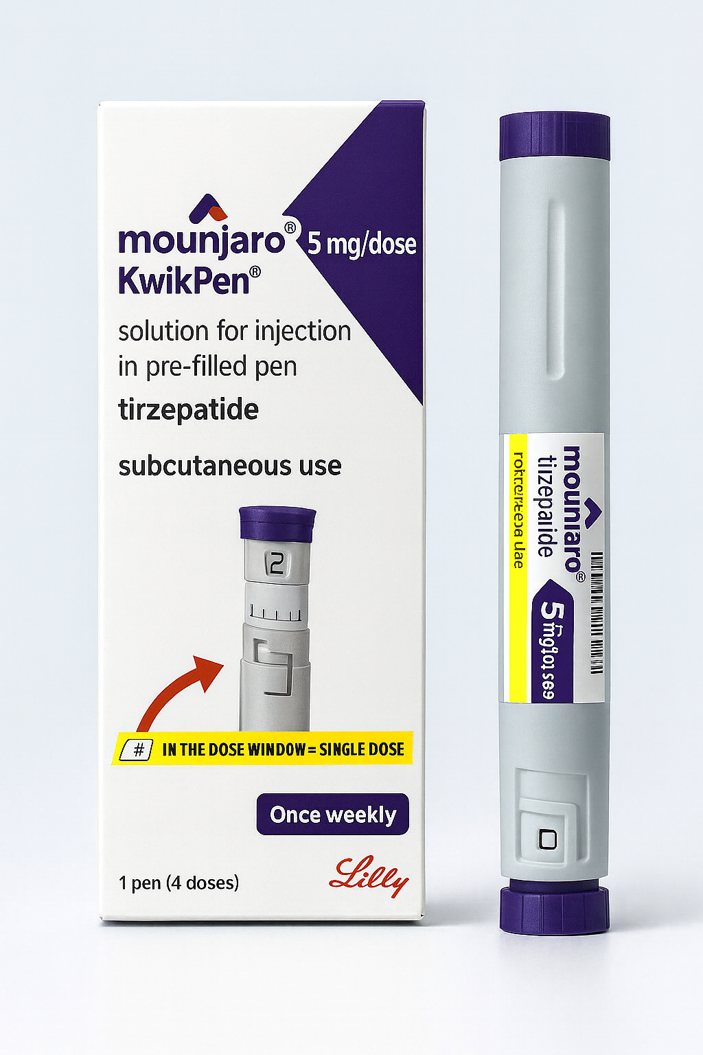 Mounjaro Tirzepatide 5 mg Injection – Obat Penurun Gula & Berat Badan Asli 2025