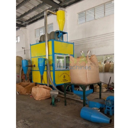 Plastic electrostatic separator machine