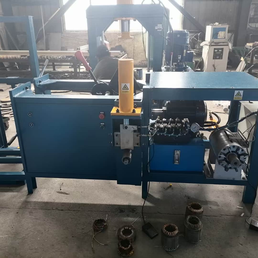 Multi-function motor stator recovery machine