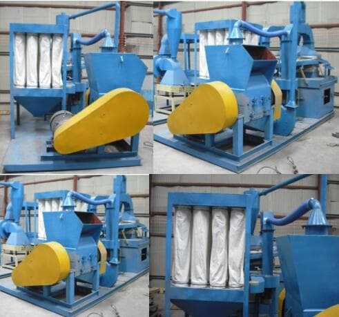 500-800kg/h Waste cable recycling machine