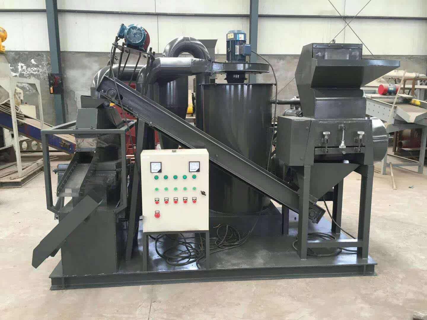 100-200kg/h scrap copper cable granulator machine