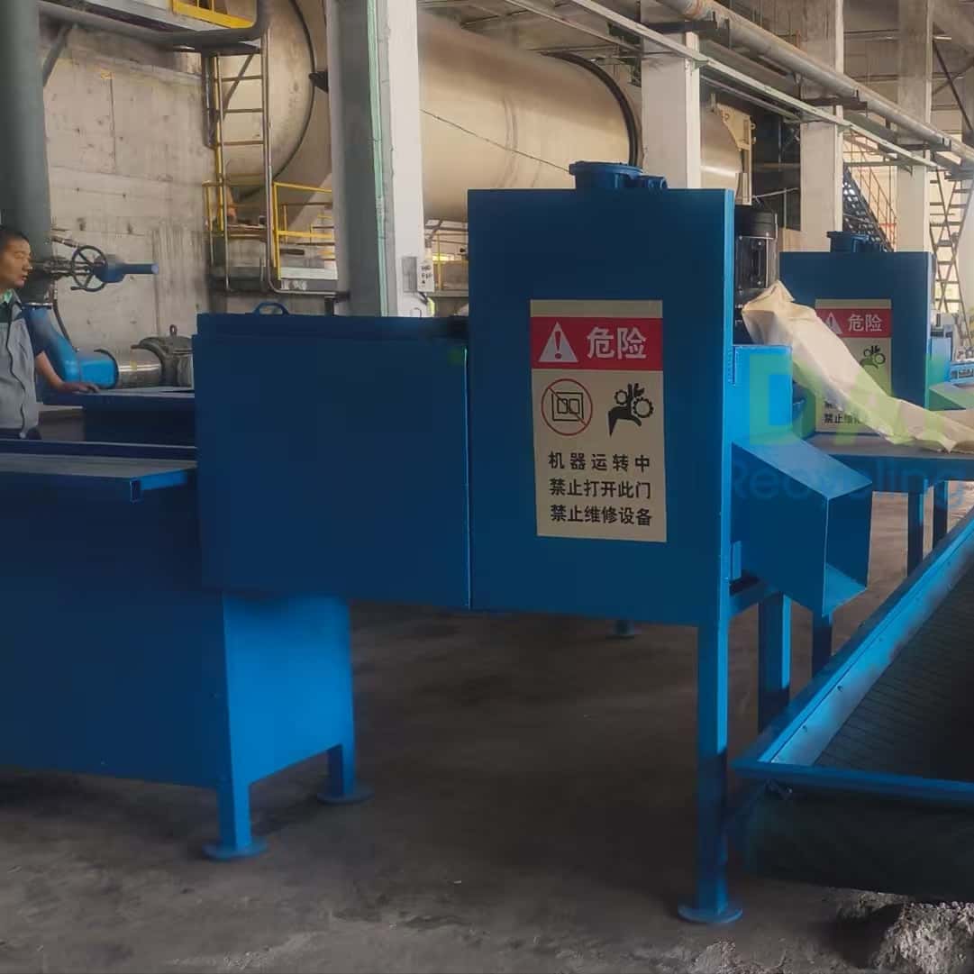 large book edge spine glue cutting recycling line for recycling center