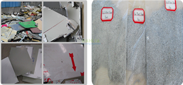 Aluminum plastic separation plant