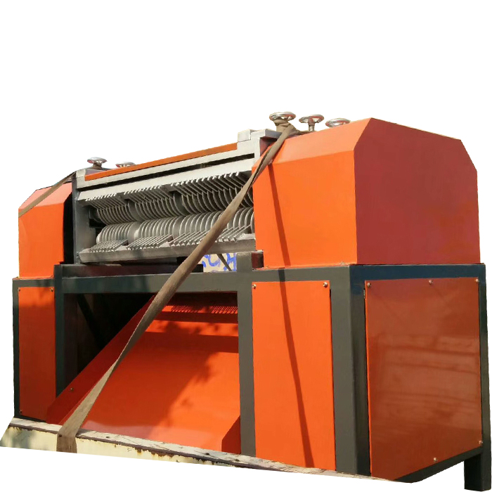 Peeling type air conditioner radiator recycling machie