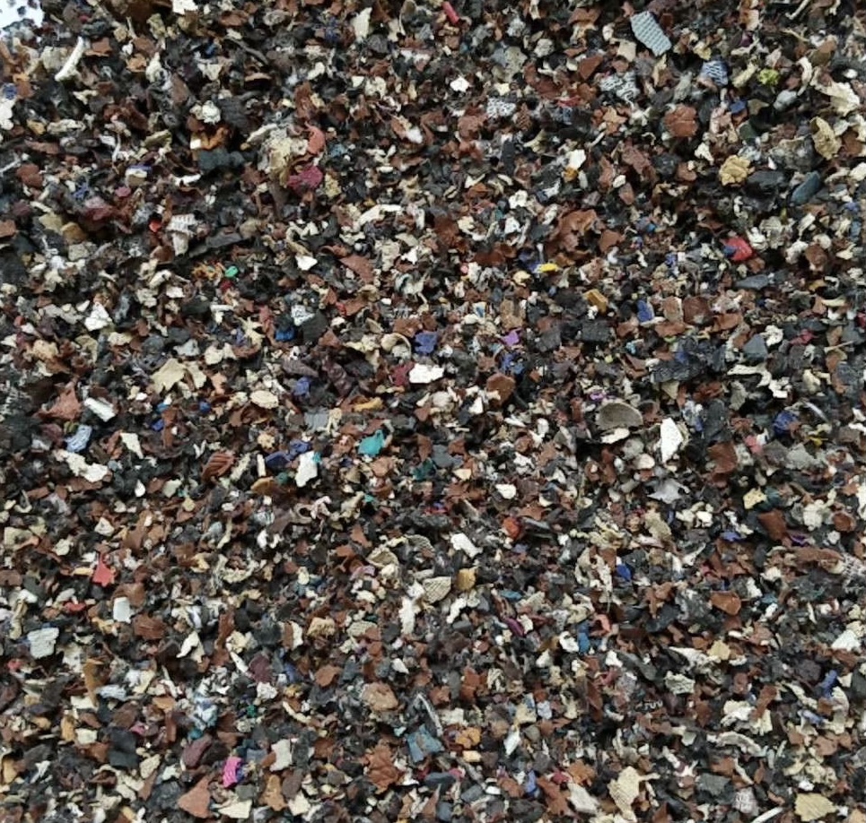 Faux leather scrap recovery machine