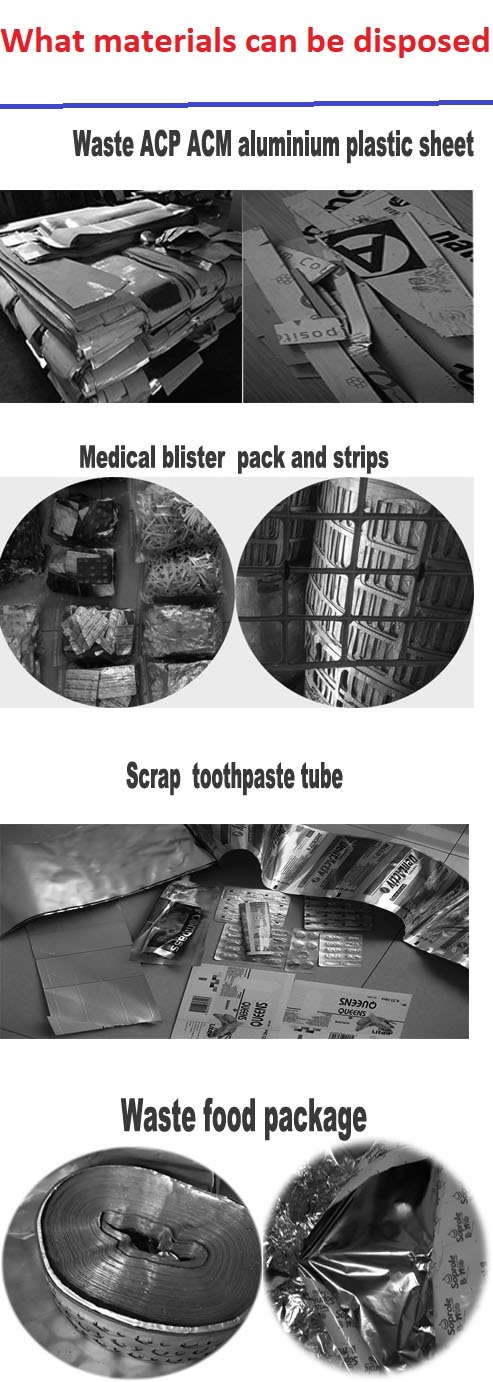 Shredding type waste aluminum plastic recycling machine