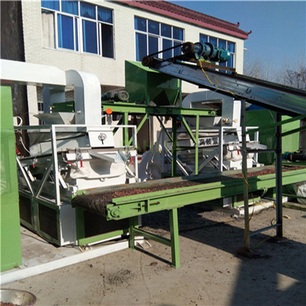 Shredder type radiator recycling separation line