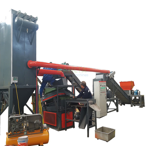 Automatic Radiator shredding and separating machine for Copper/Aluminum/Steel Sorting