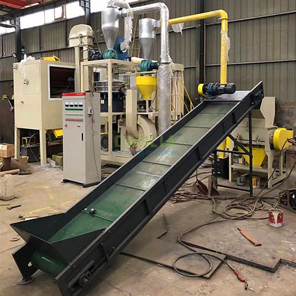 Medical waste blister pack recycling machine