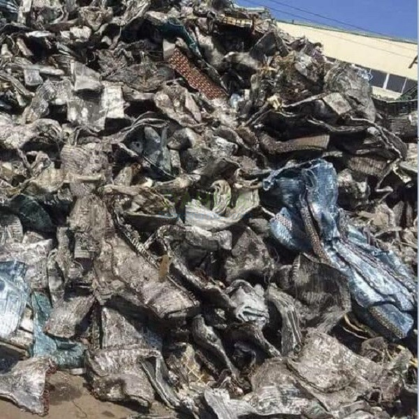 Waste water tank radiator shredder recycling equipment