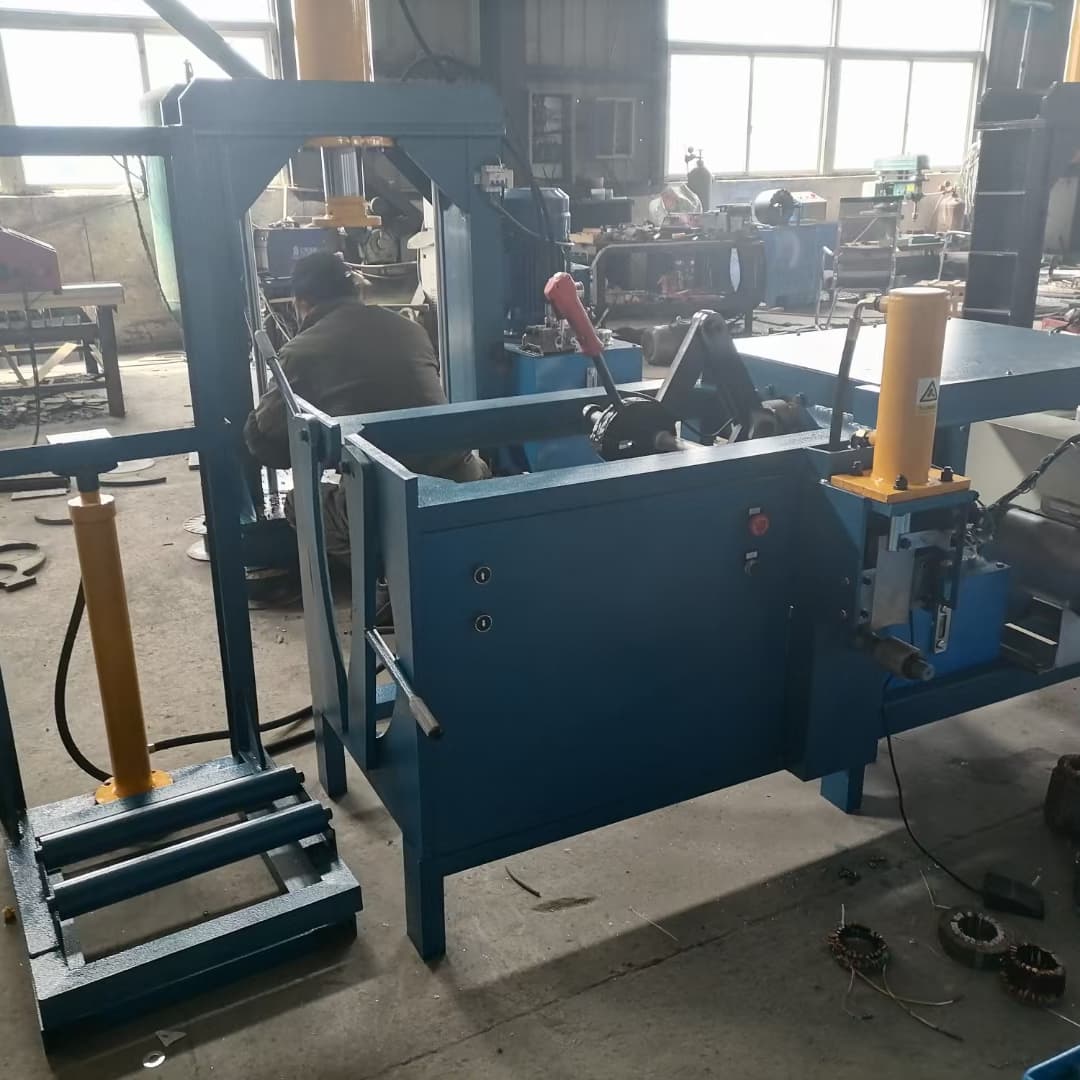 Multi-function motor stator recovery machine