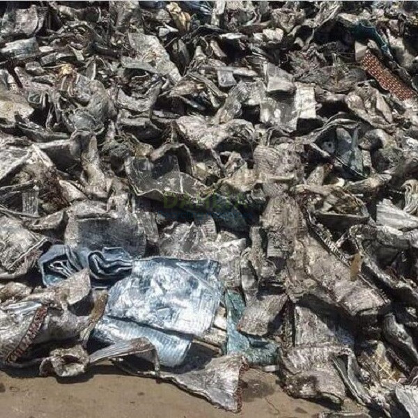 Waste water tank radiator shredder recycling equipment