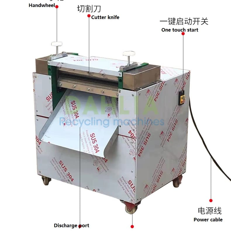 Industrial Crinkle Paper Shredder Cutting Machine for packing