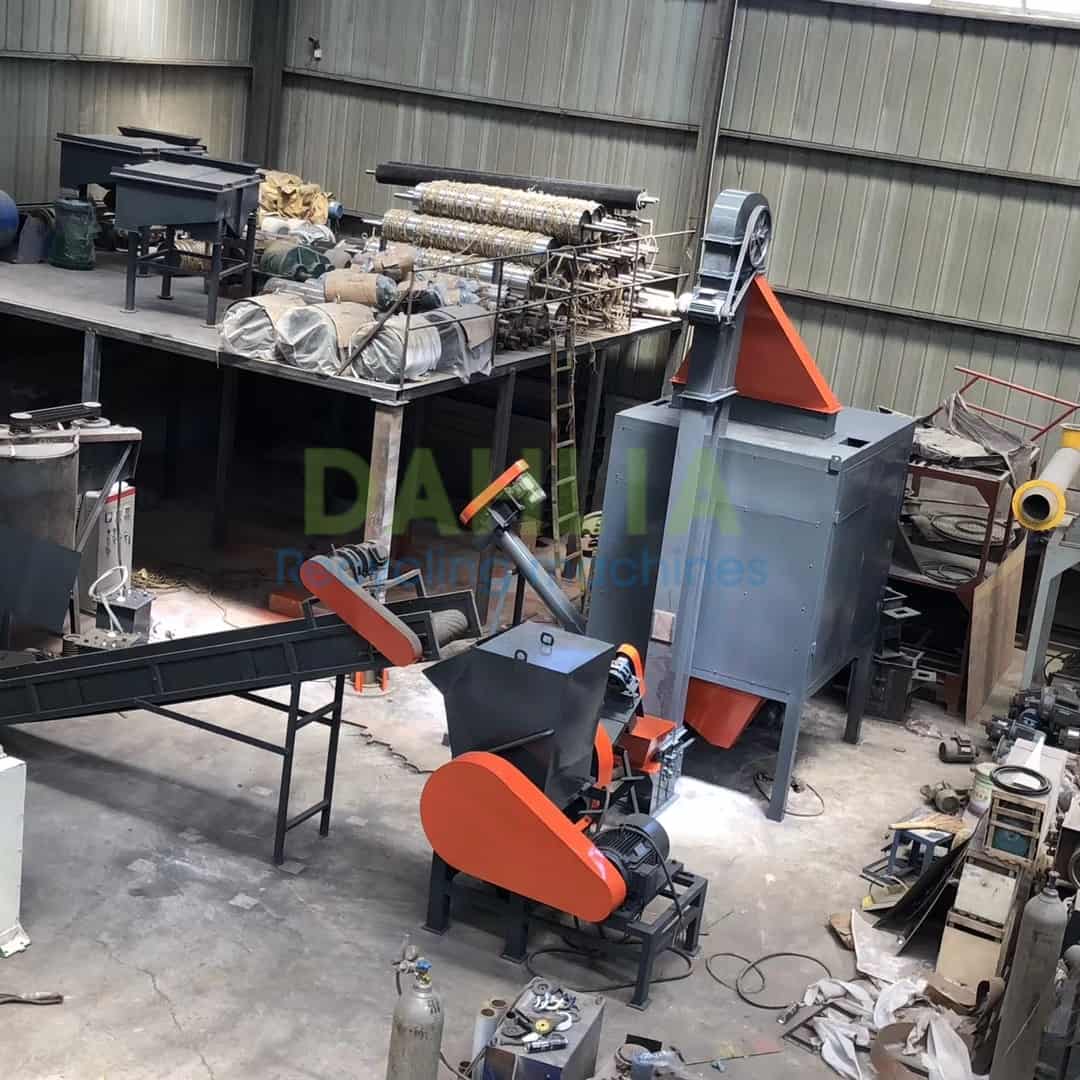 Plastic aluminum sawdust separation equipment