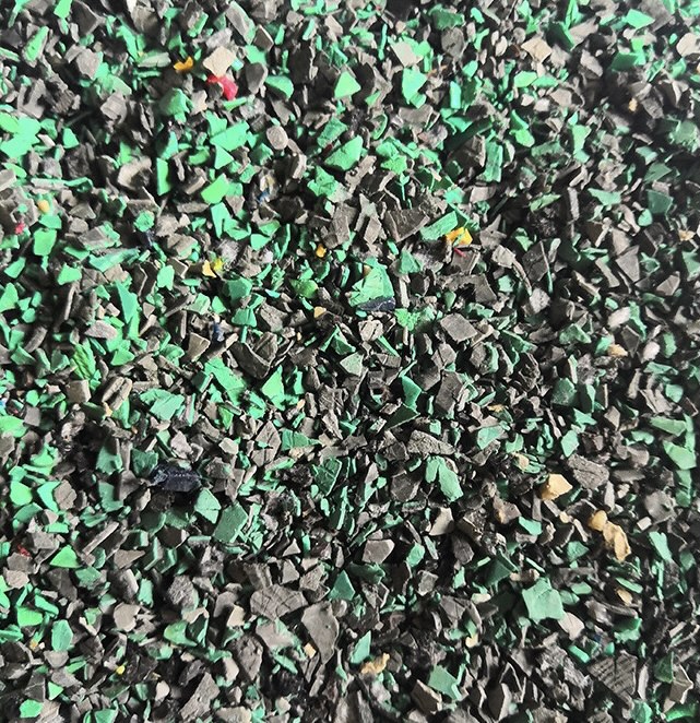 Fiber PVC pipe recycling machine
