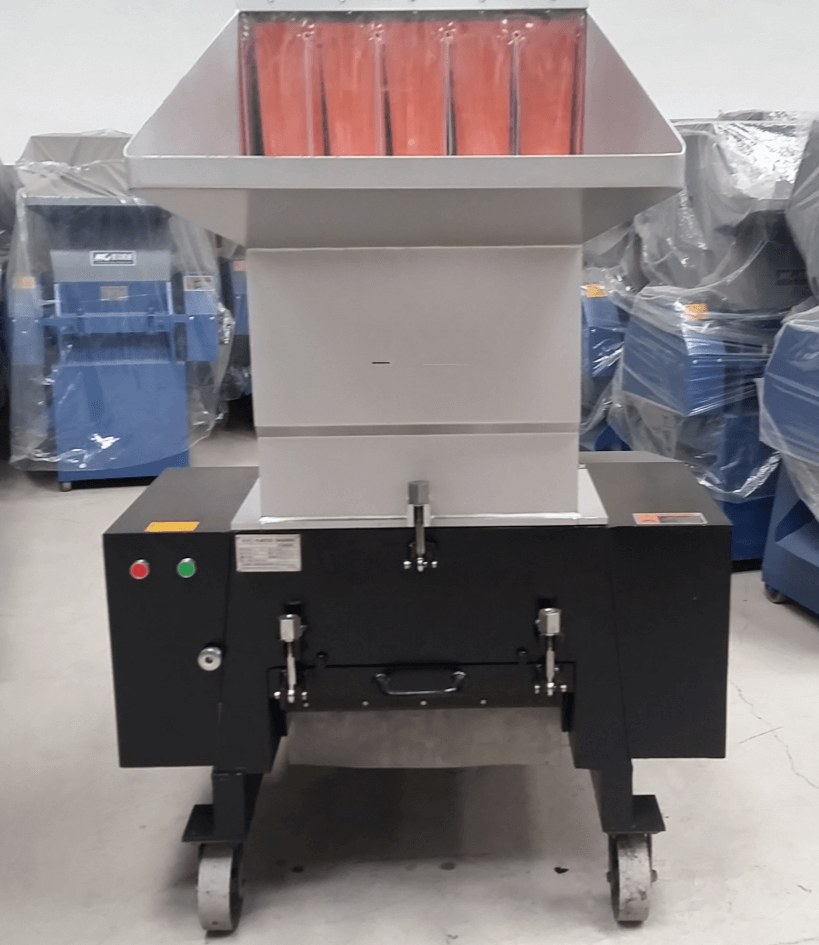 injection purgings waste crusher machine