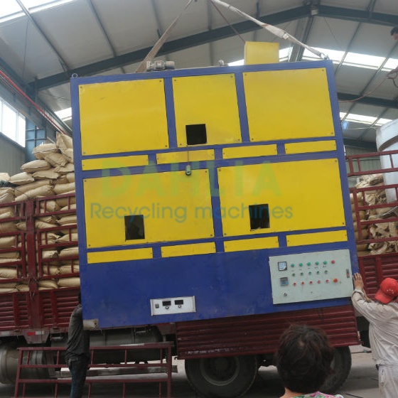 Plastic electrostatic separator machine