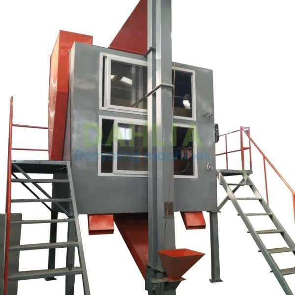 Fine Copper separator machine from plastic mixture 
