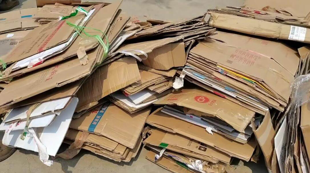 Scrap Corrugated boxes and cartons cutting machine for baling