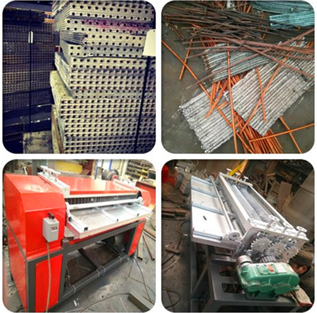 Waste radiator copper pipe extracting machine