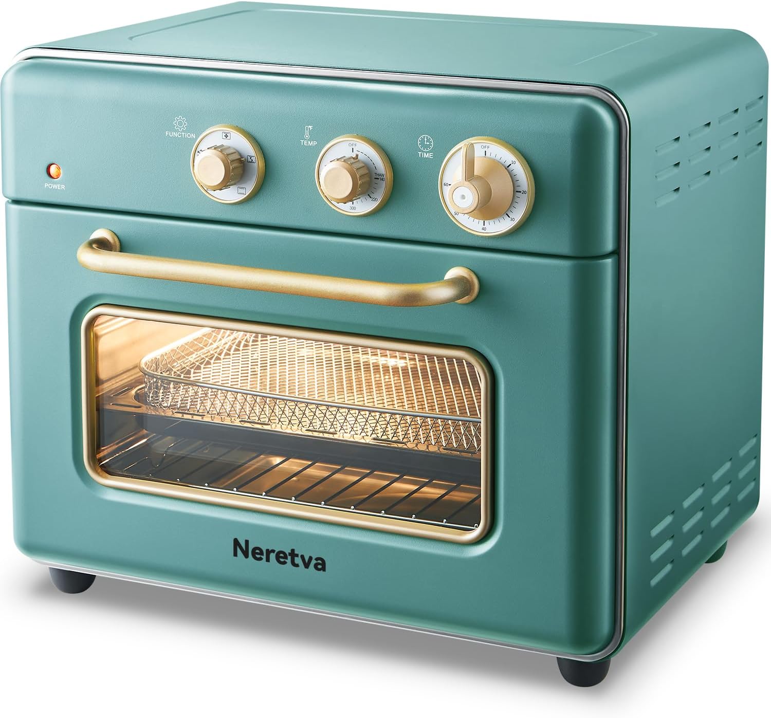 Neretva Retro Air Fryer Toaster Oven