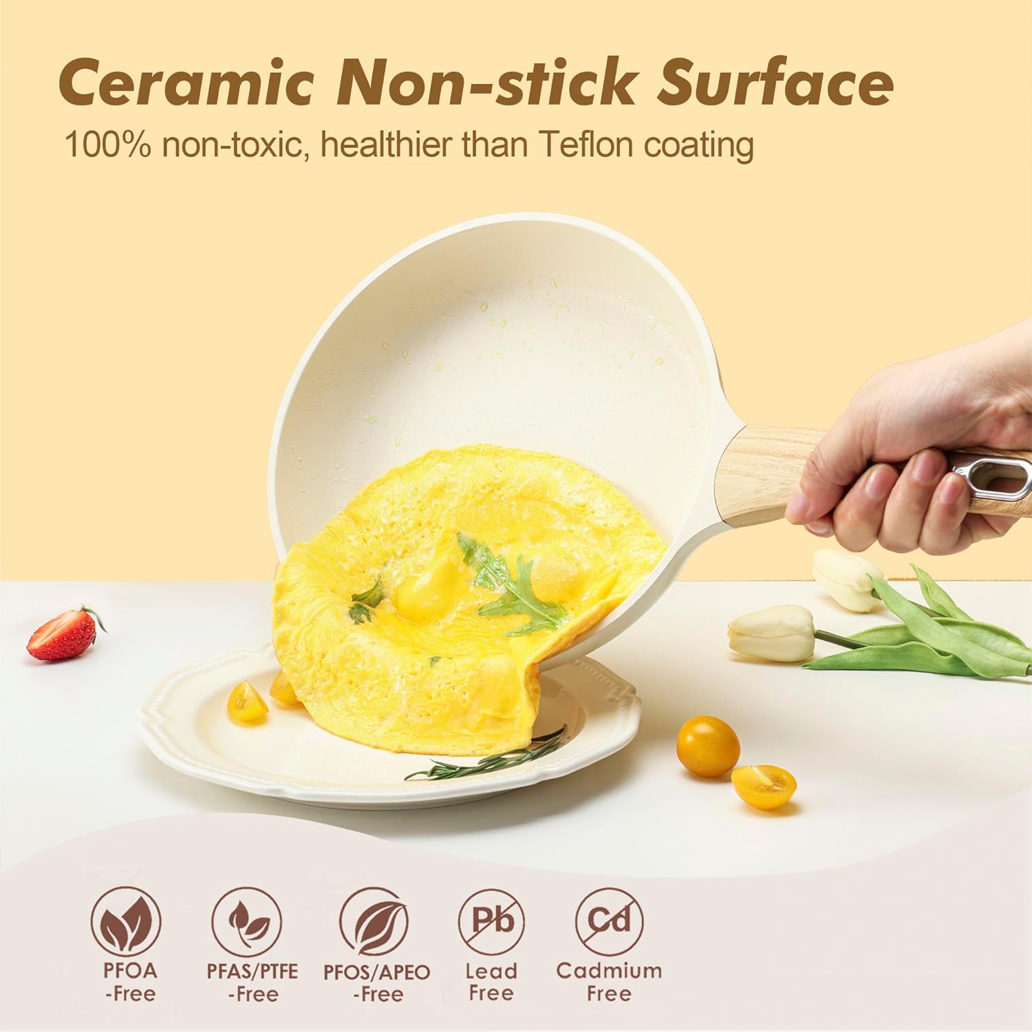 Ceramic Non-stick Frying Pan