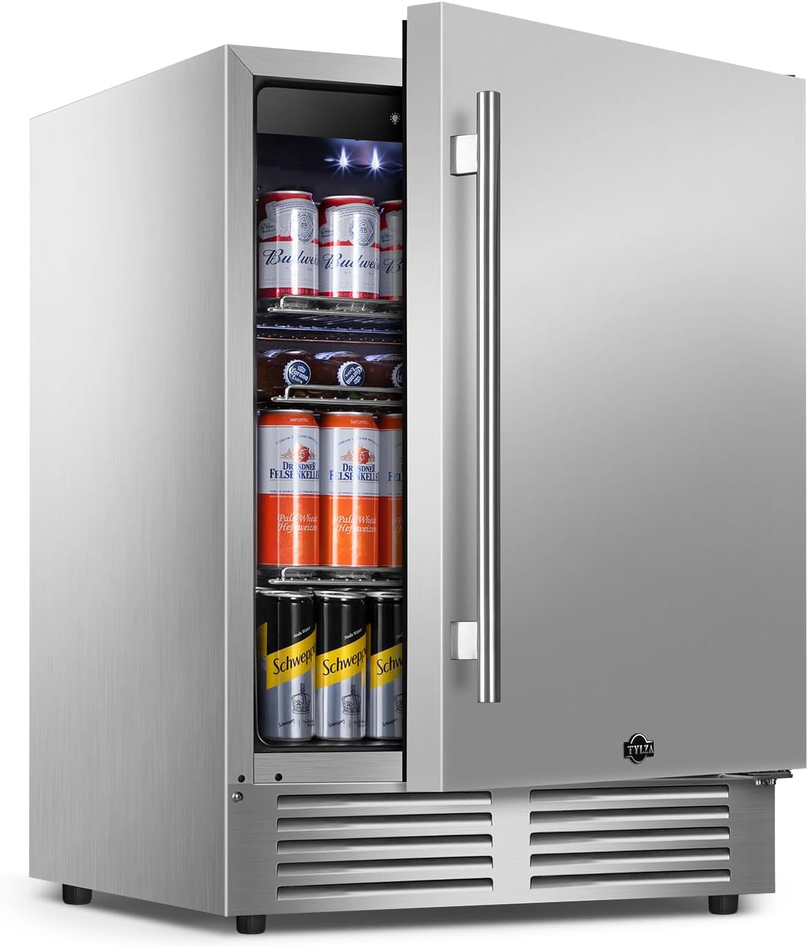 Stainless Steel Beverage Refrigerator